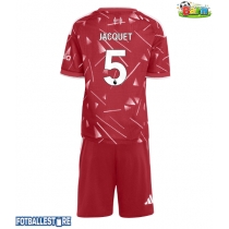 Liverpool Jeremy Jacquet #5 Hjemmedraktsett Barn 2026-27 Kortermet (+ Korte bukser)